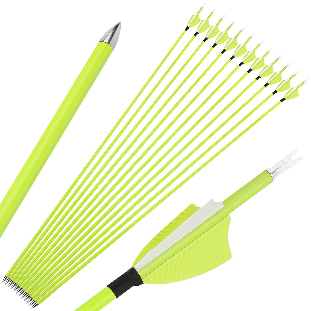 Carbon Arrows High-Visibility Target and Hunting SP1500 Feathers