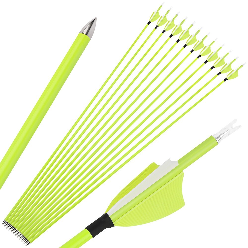 Carbon Arrows High-Visibility Target and Hunting SP1500 Feathers