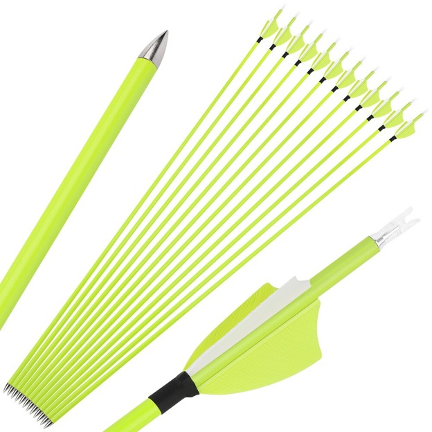 Carbon Arrows High-Visibility Target and Hunting SP1500 Feathers