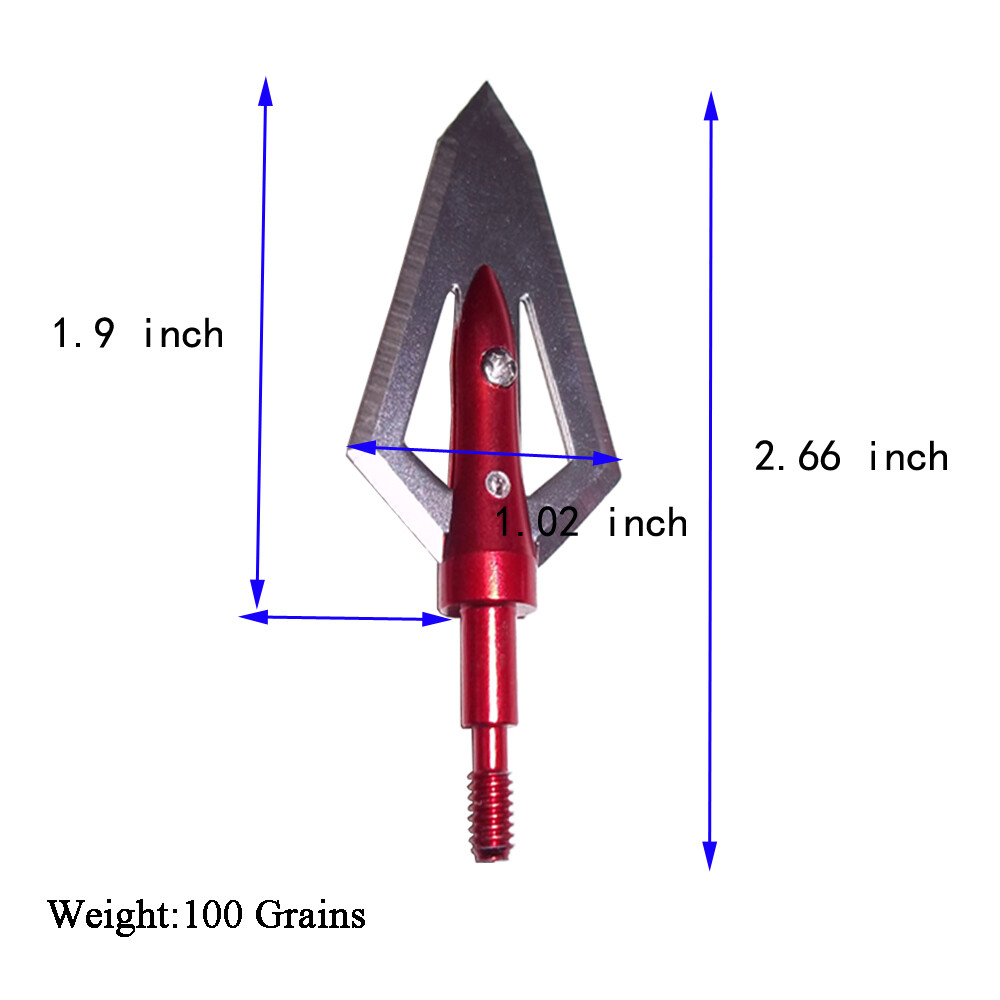 Stainless Steel Broadhead Arrowheads 110 Grain Hunting Points