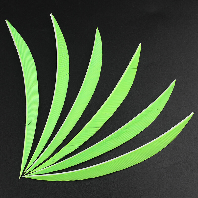 Natural Turkey Arrow Feathers 5" Traditional Fletching 50pcs