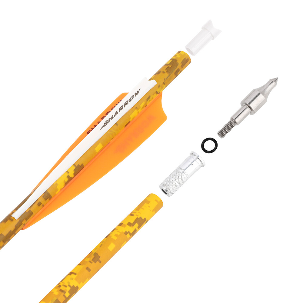 Camo Crossbow Bolts Mixed Carbon Fiber Hunting Arrows 16"-22" 12pcs