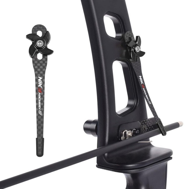NIKA Archery Recurve Bow Clicker Carbon Signal Adjustable Target