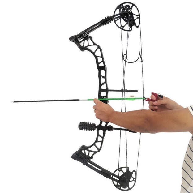 Compound Bow Arrows Set 30-70lbs Adjustable Archery Shooting Hunting