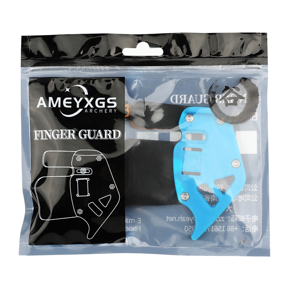 Finger Tab Protector Gear Hand Guard Cow Leather Recurve Bow