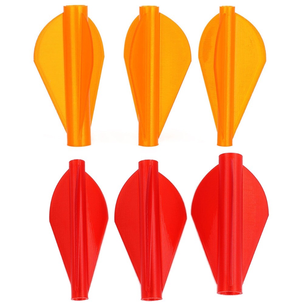 Archery Arrow Vanes One-Piece Fletches Conjoined 1.75"