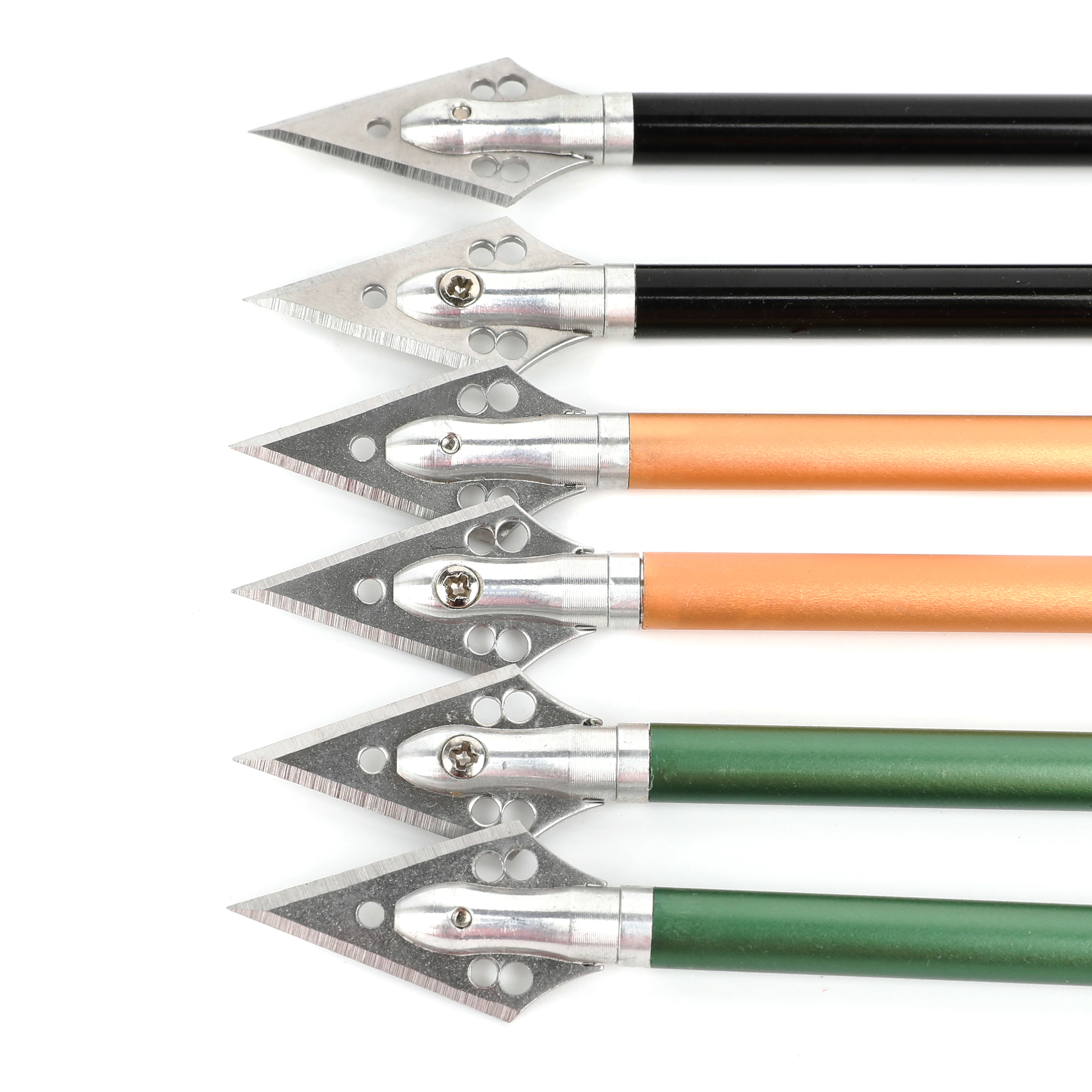 WOLFMAN Arrow Bolts Aluminum Arrow Screw Arrowhead Archery Target