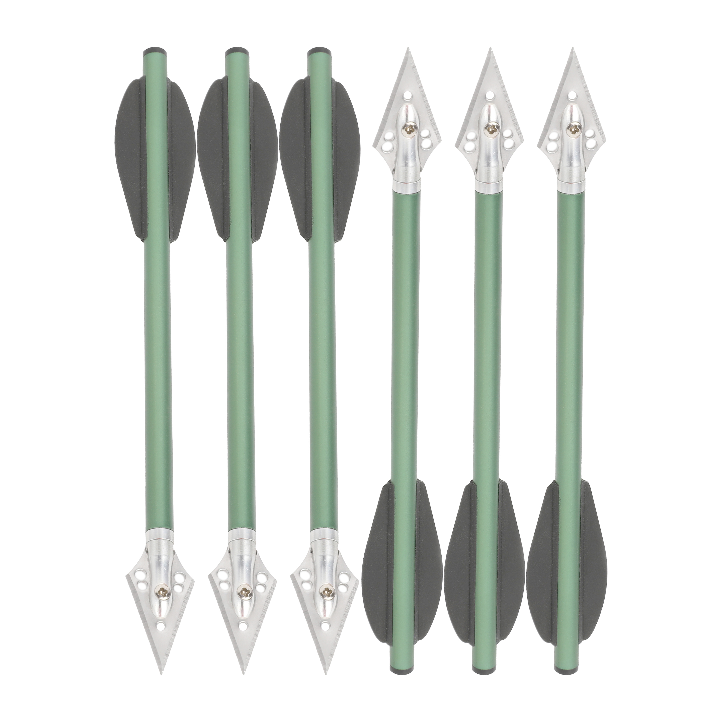 WOLFMAN Arrow Bolts Aluminum Arrow Screw Arrowhead Archery Target