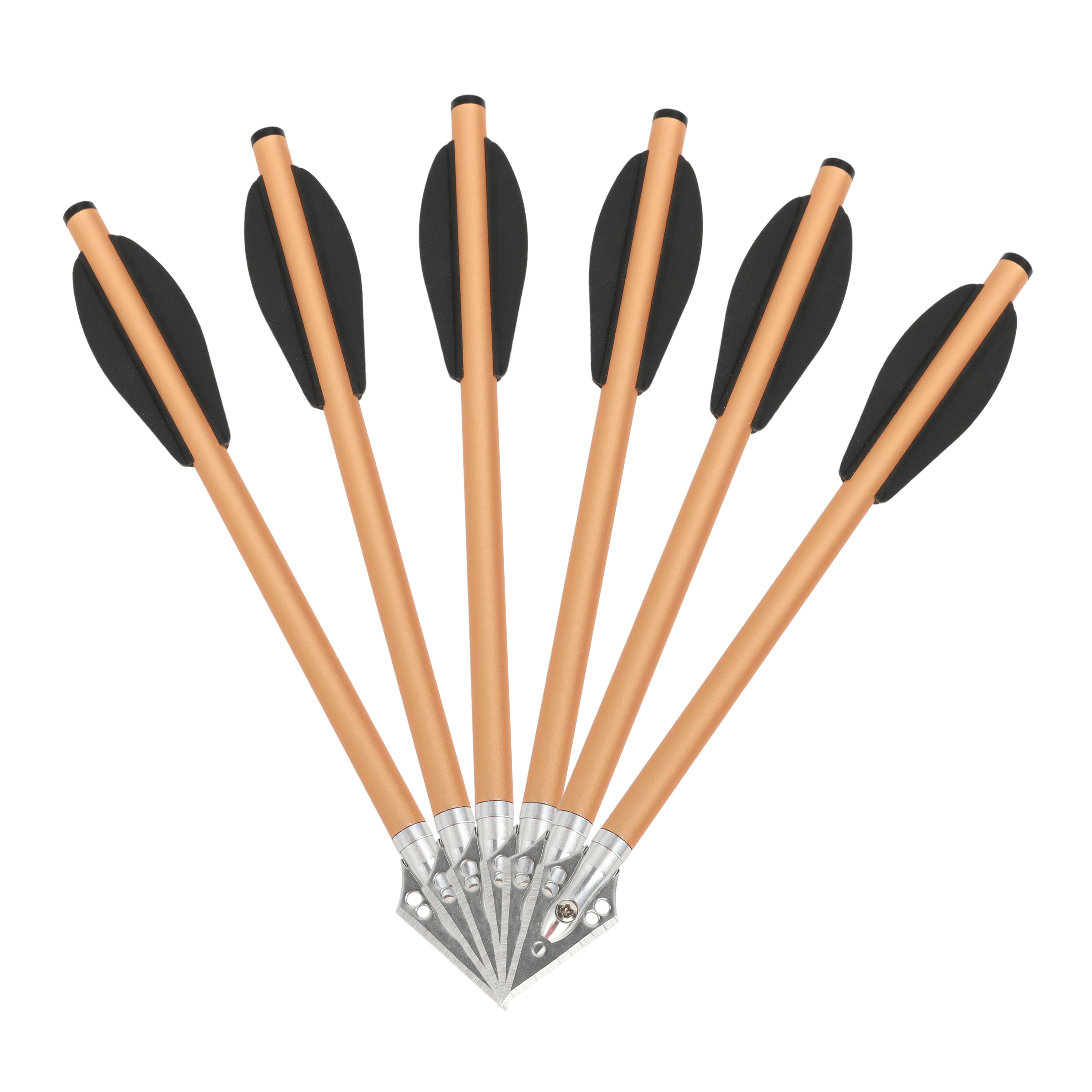 WOLFMAN Arrow Bolts Aluminum Arrow Screw Arrowhead Archery Target