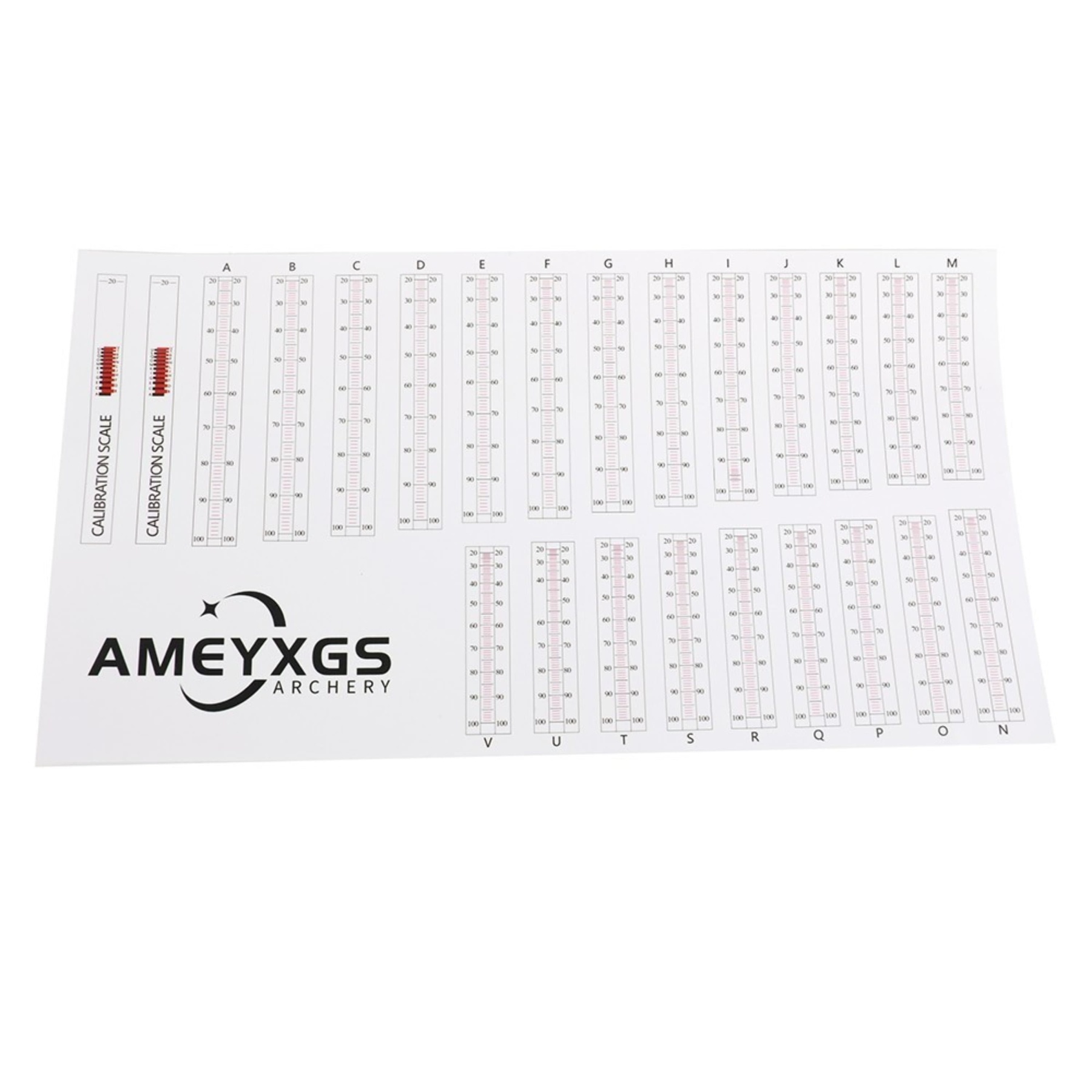 Archery Sight Tape Extended Range for Target Practice 10pcs