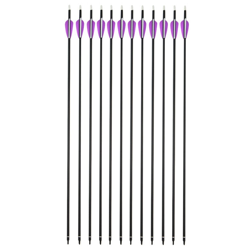Carbon Archery Arrows 500 Spine for Target Practice & Field Shooting