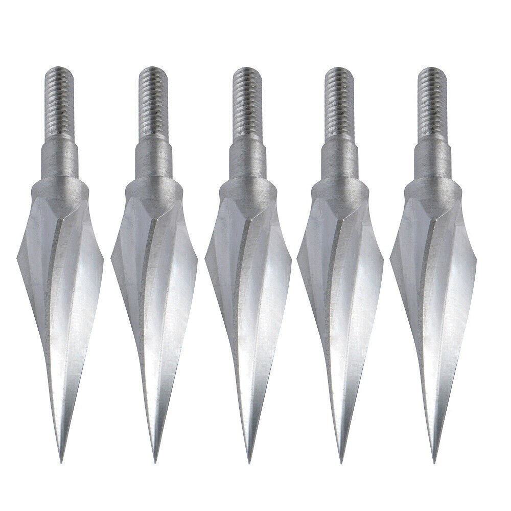 Archery Arrowheads Traditional Broadhead Screw Points Tips Hunting