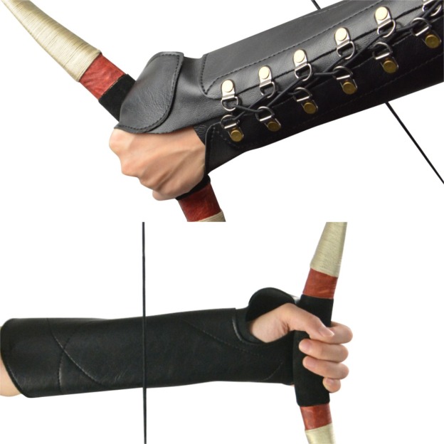 Lightweight microfiber PU arm protector for archery