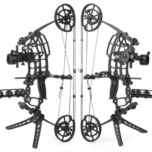 Junxing M109ka Dual-Use Compound Bow 27'' Hunting Steel Ball Arrows