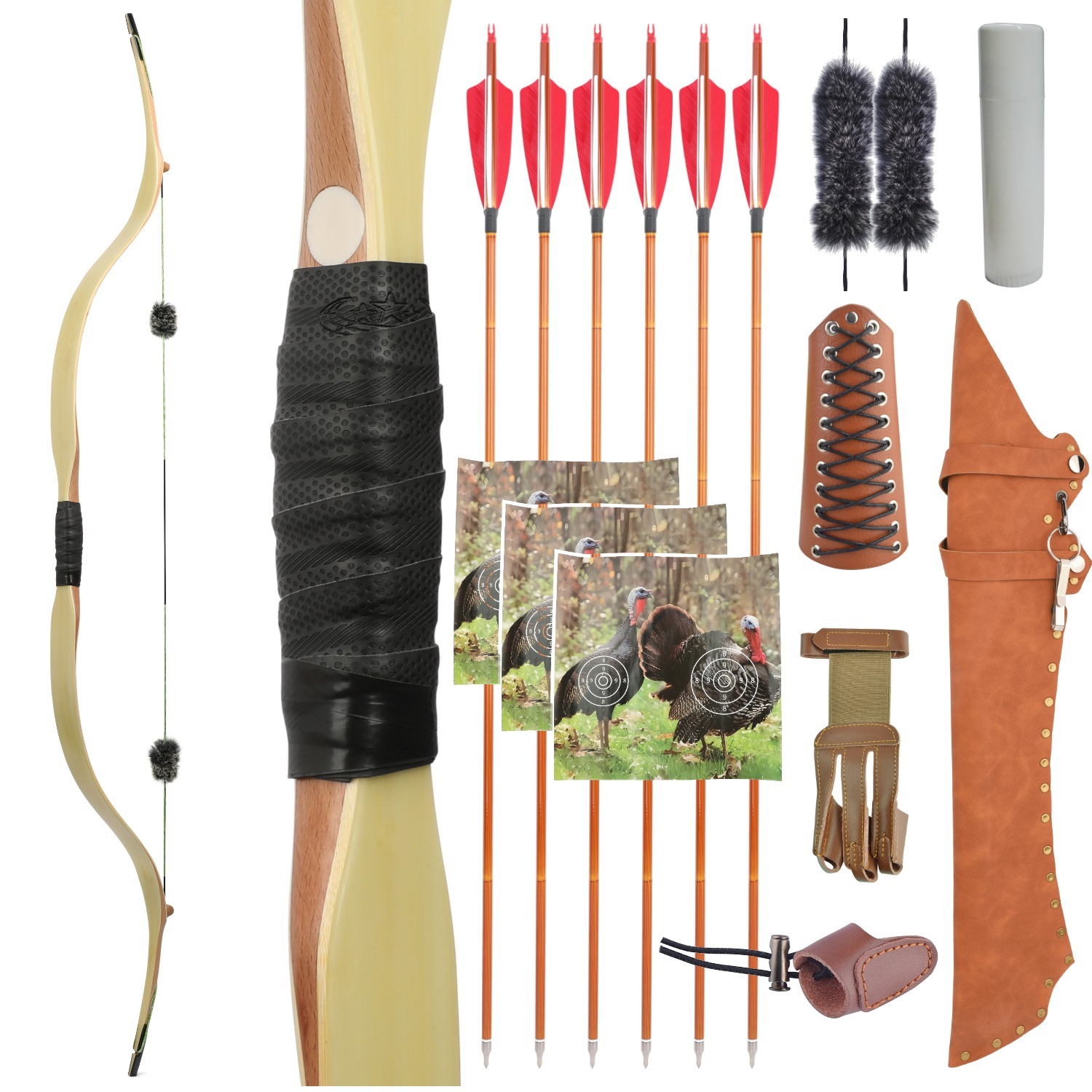 Handmade Traditional Archery Bow – Smooth Draw, Lightweight, LH & RH