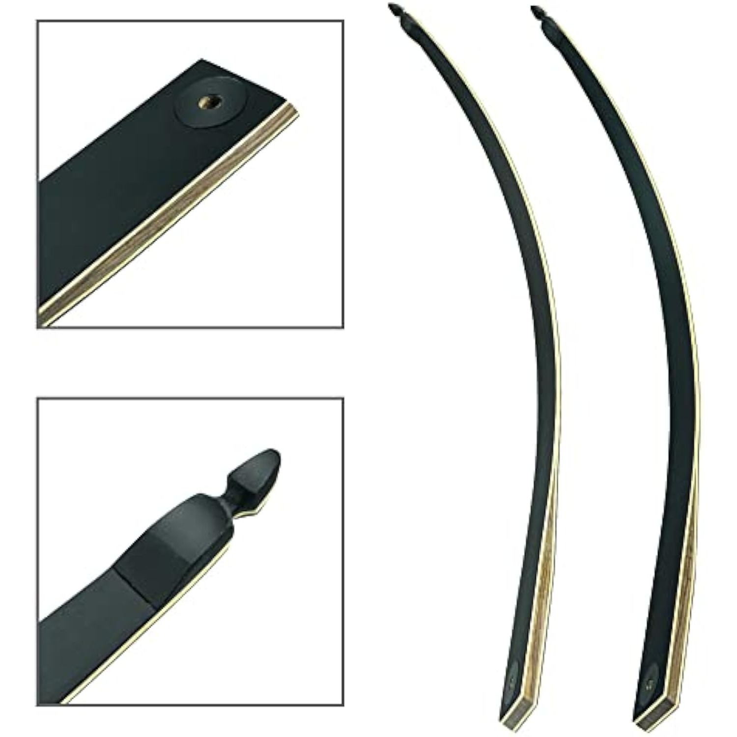Black Hunter Original Longbow Limbs 20-60 lbs