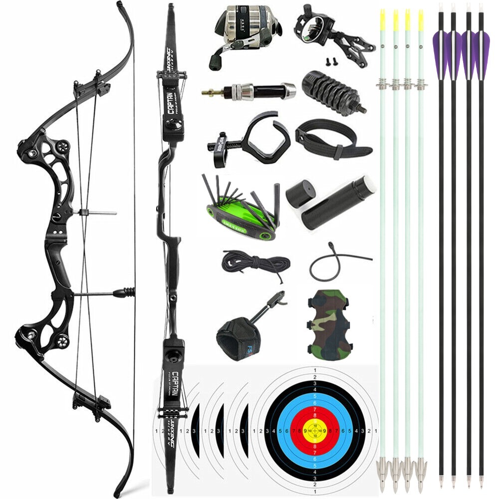 Junxing F164 Hunting Recurve Bow Compound Bow Archery Fishing