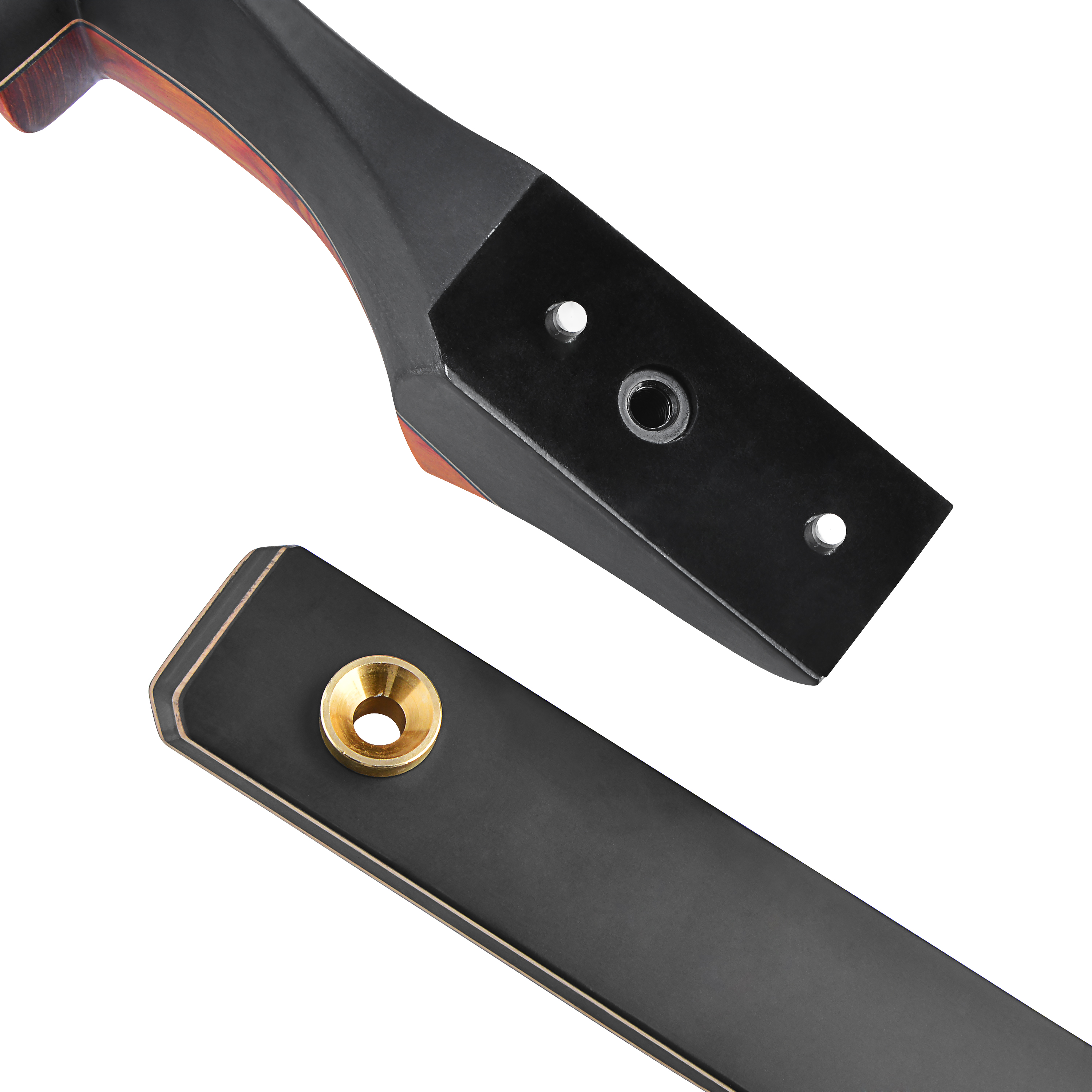 60" Takedown Recurve Bow 50-60lbs, Colorful Wood Riser & Maple Core