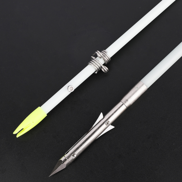 Night Bowfishing Arrows Glow-in-Dark Fiberglass with Magnetic Barb