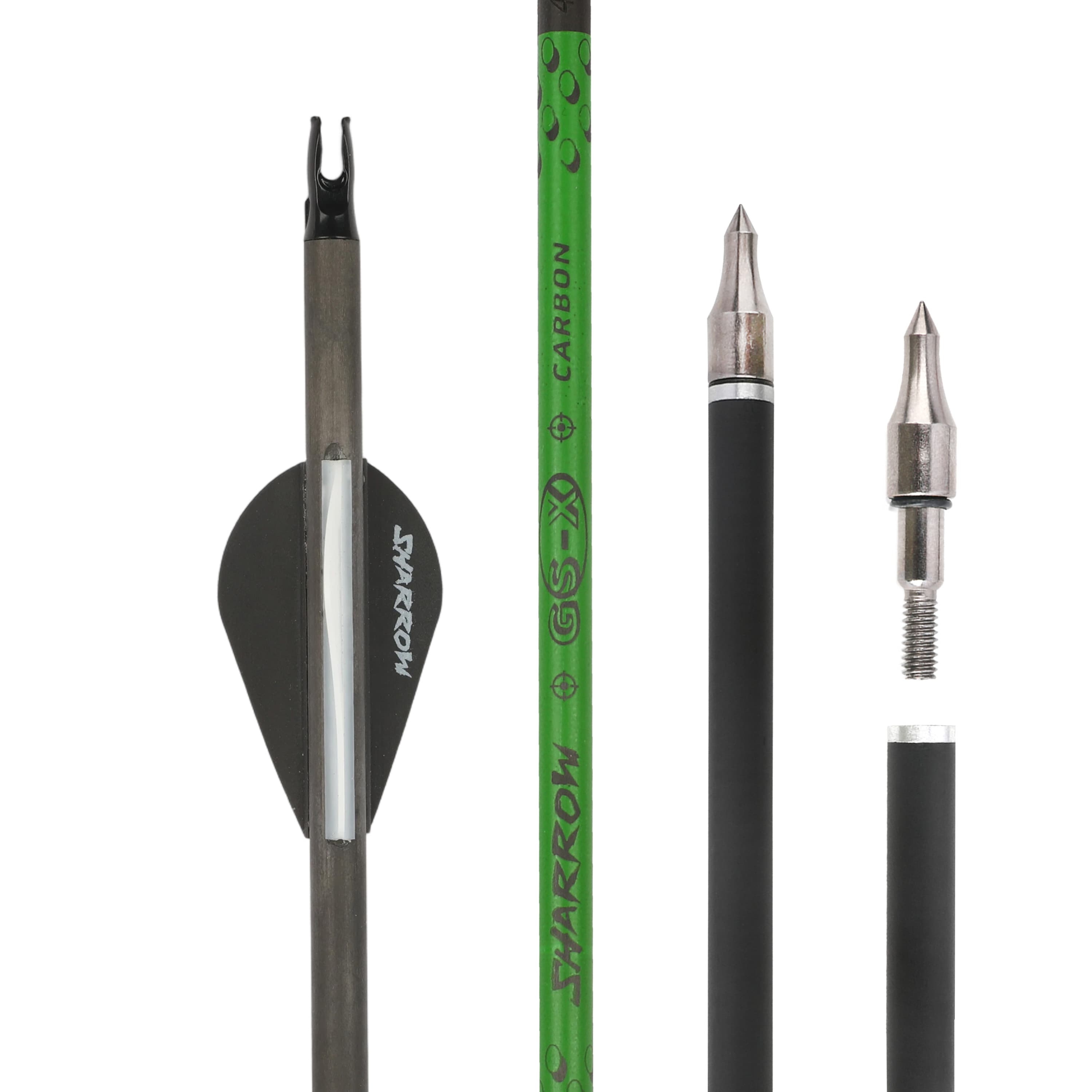 Pure Carbon Archery Arrows 30" SP300-800 for Compound/Recurve