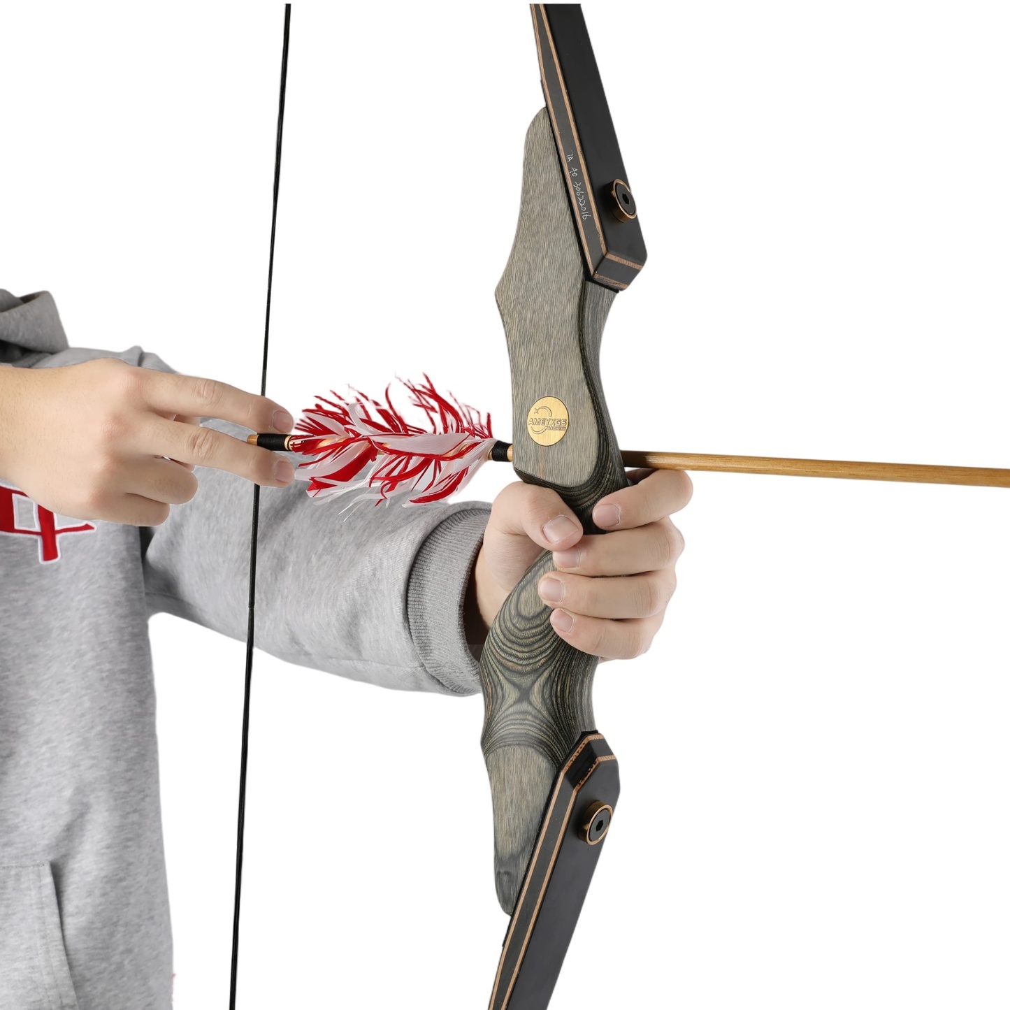 60" Takedown Longbow Recurve Bow 30-45lbs Archery Hunting Target