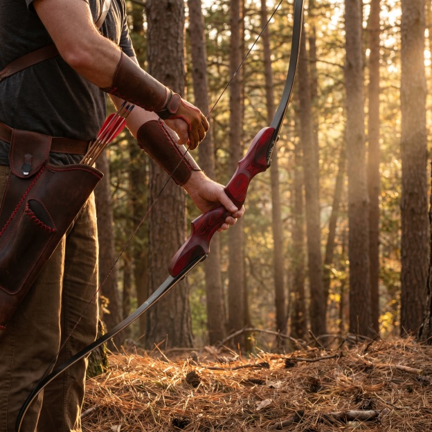 60" Recurve Bow Set 20-60lb Adjustable Takedown Archery Bow