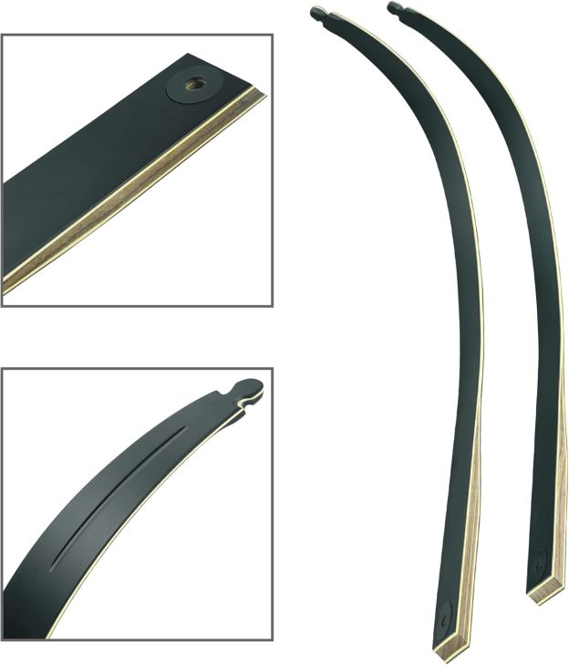 Black Hunter Original Recurve Bow Limbs 20-60 lbs