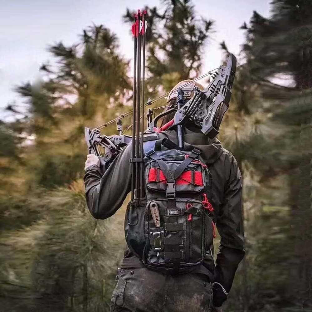 MENGQ Archery Compound Bow Set 21.5-60lbs Steel Ball Dual Use Hunting