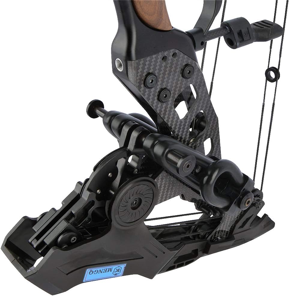 MENGQ Archery Compound Bow Set 21.5-60lbs Steel Ball Dual Use Hunting