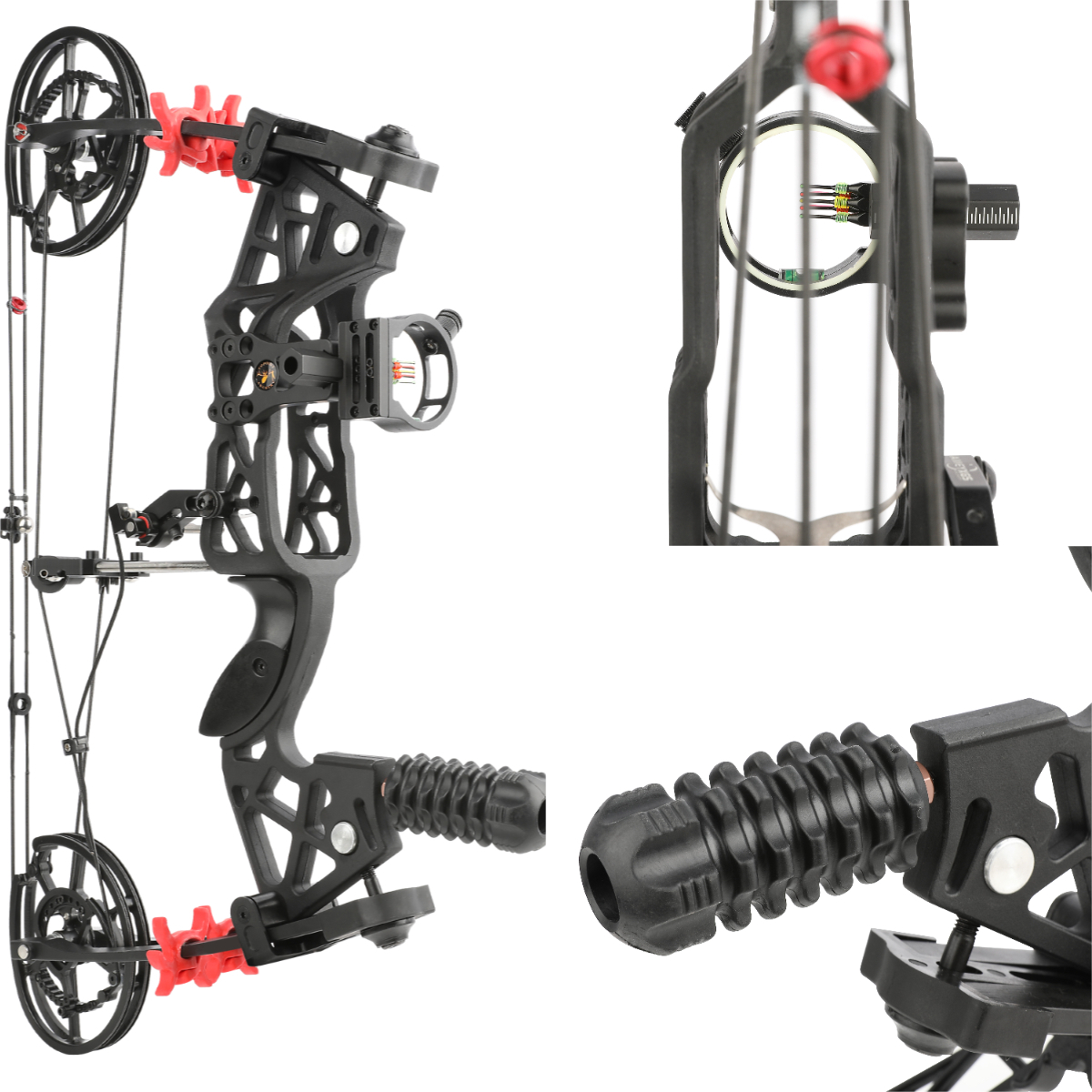 Compound Bow Dual-use Steel Ball Arrows Archery Hunting Fishing RH LH