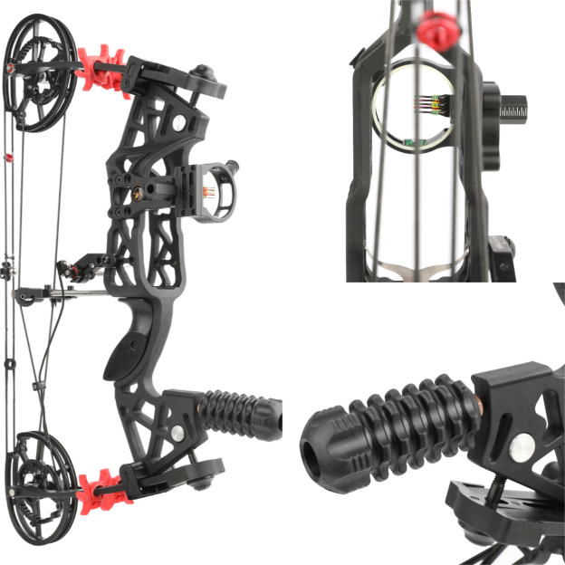 Compound Bow Dual-use Steel Ball Arrows Archery Hunting Fishing RH LH