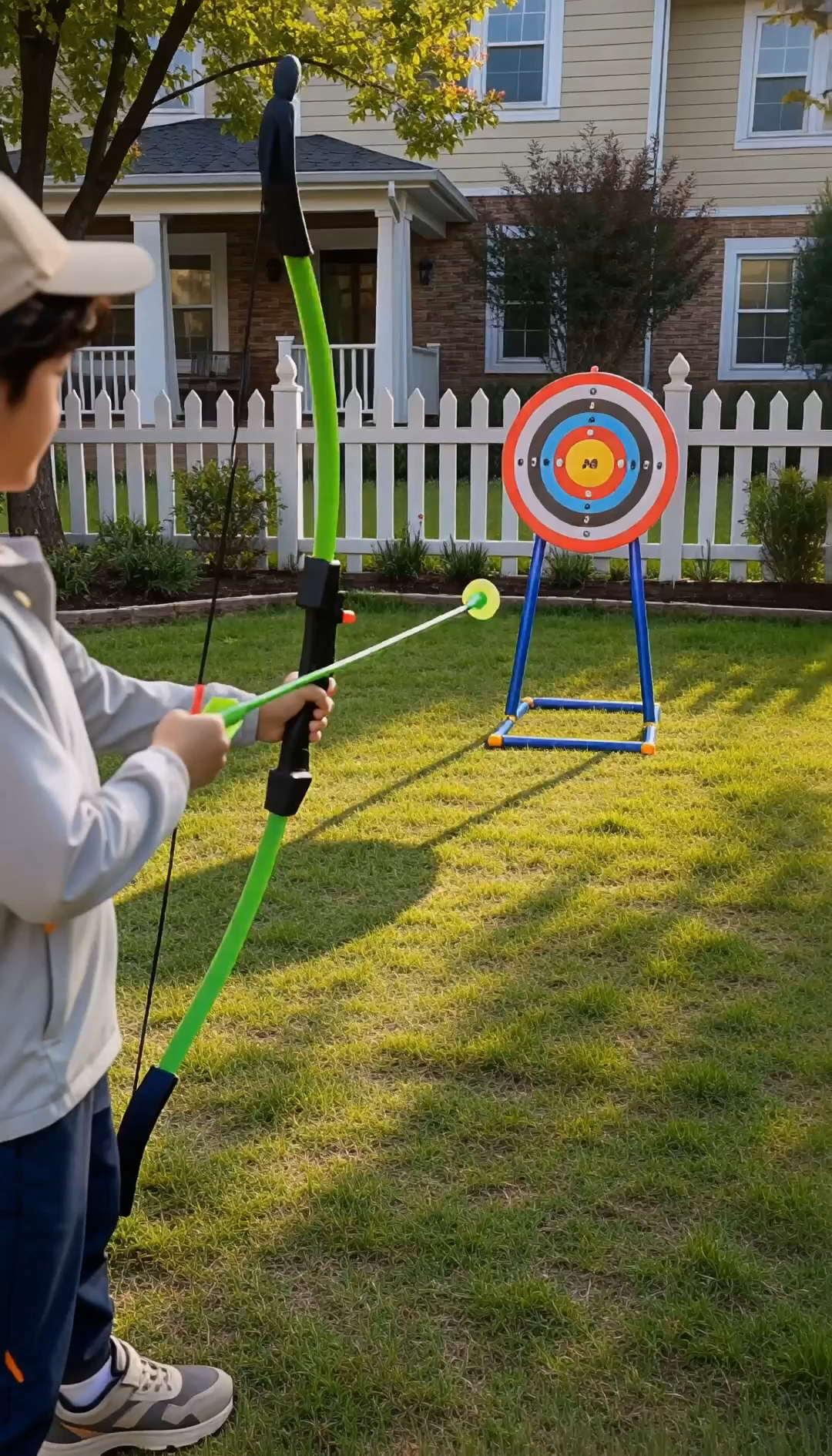 Youth Recurve Bow & Arrow Set Kids Children Target Gift RH LH