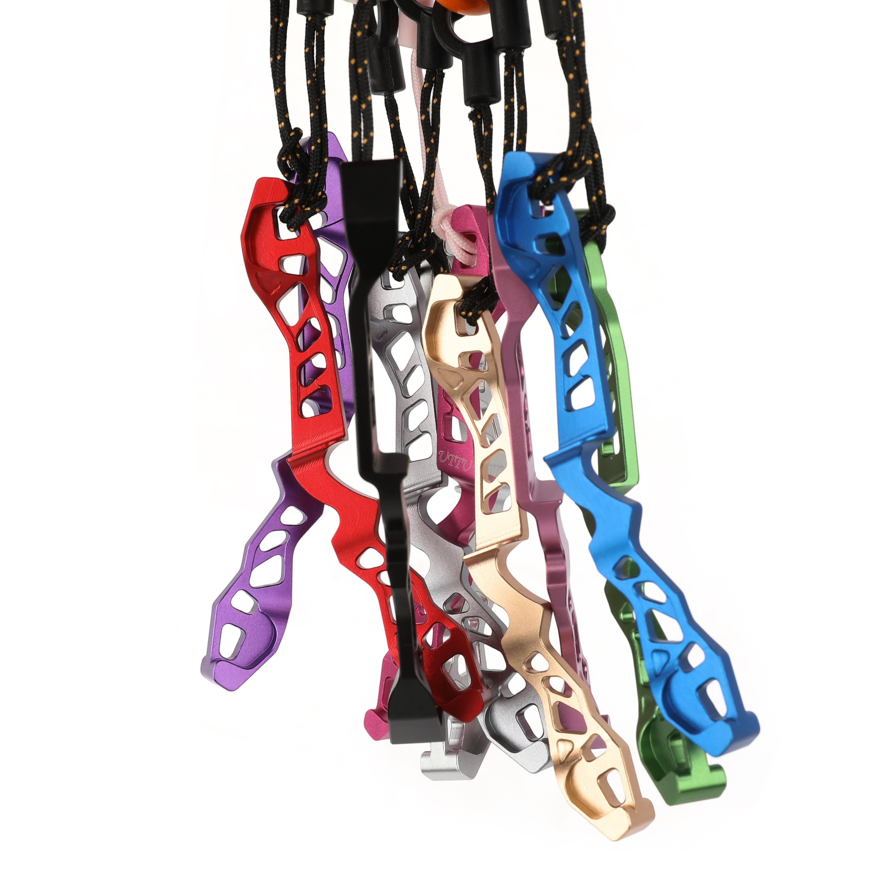 CNC Archery Keychain Miniature Recurve Bow Riser Design