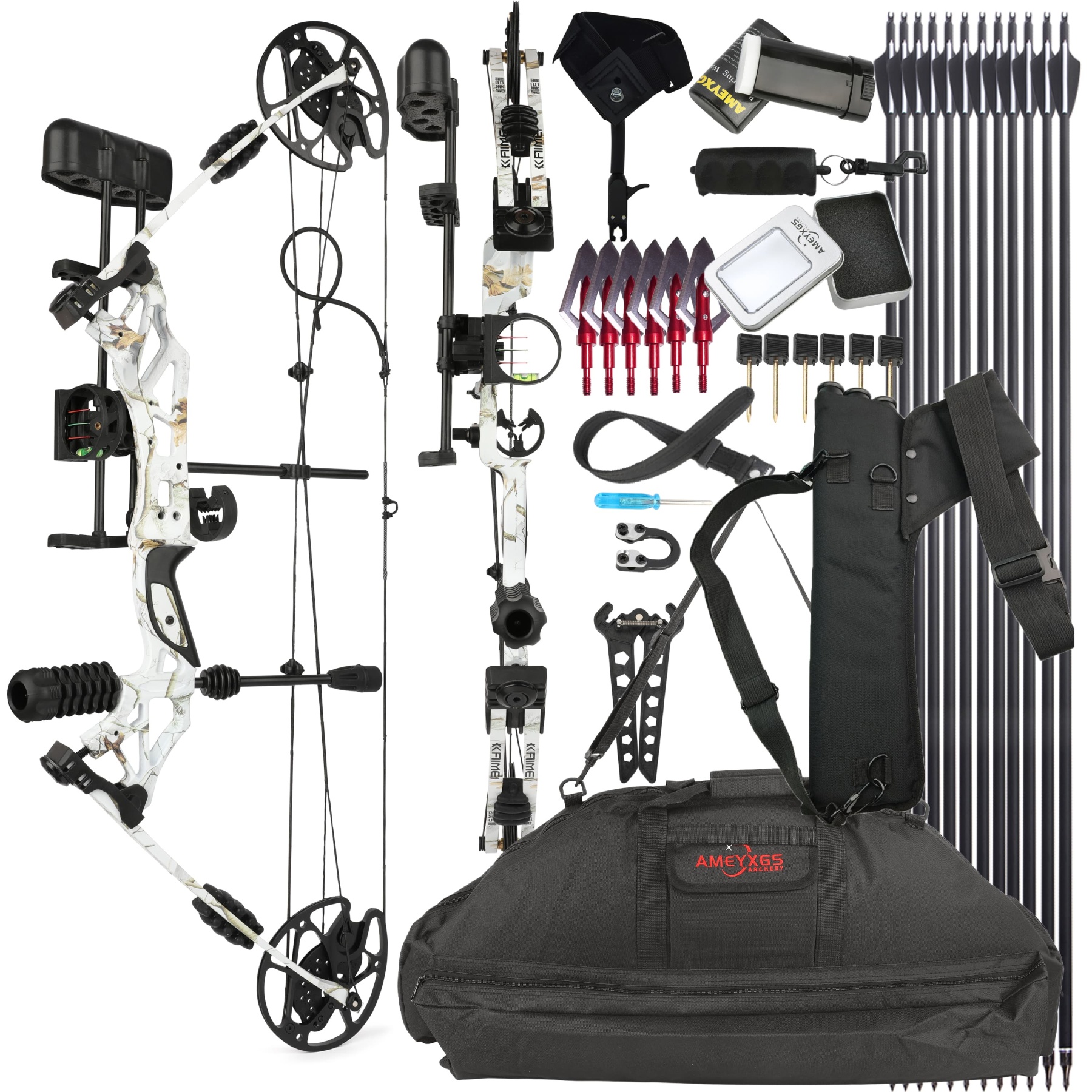 KAIMEI HAN Compound Bow 30-70lbs Archery Target Bow Hunting Shooting