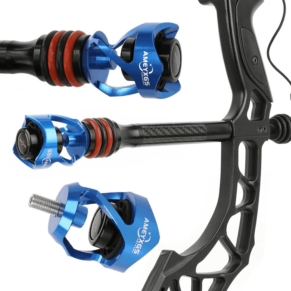 Archery Bow Stabilizer Harmonic Damper Riser Balance Bar Silencer