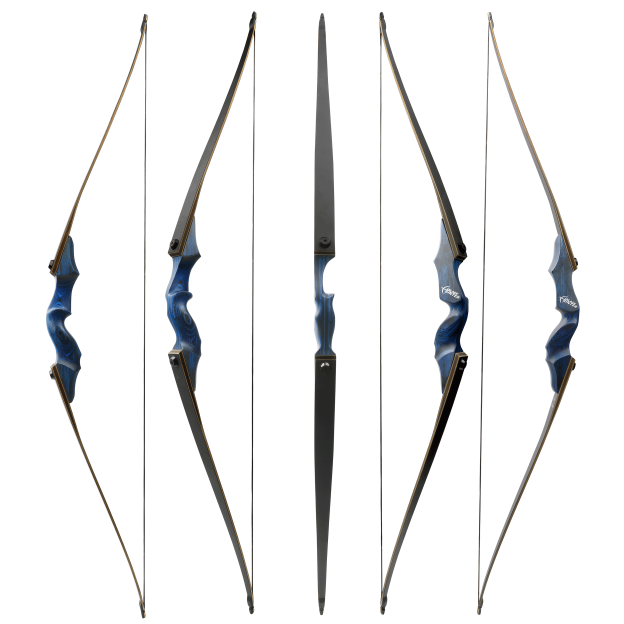 Black Hunter Longbow and Arrows Hunting Set 60" 20-60lbs LH RH