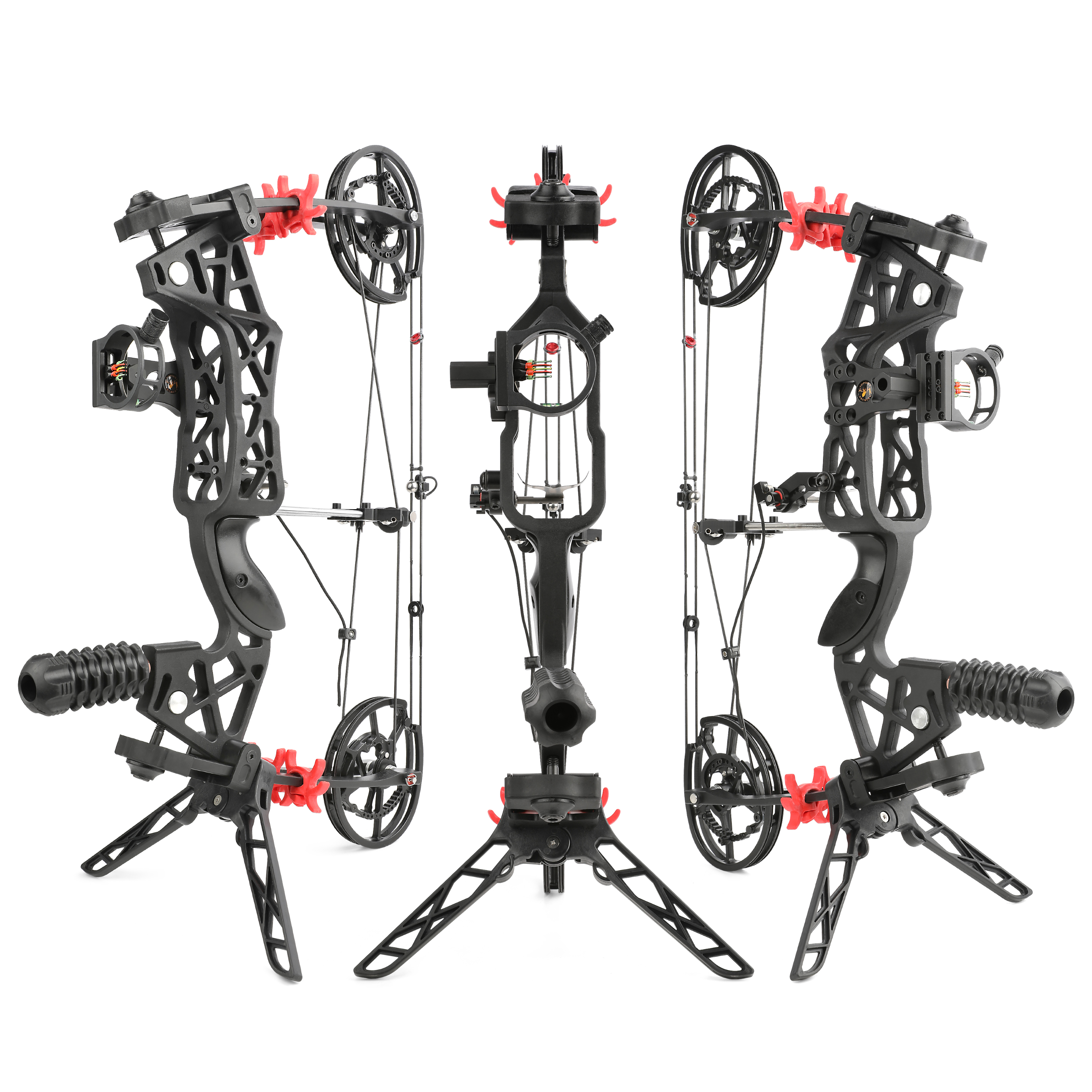 Compound Bow Dual-use Steel Ball Arrows Archery Hunting Fishing RH LH
