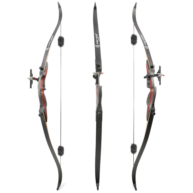 62" Takedown Recurve Bow and Arrows Hunting Set 20-50lbs