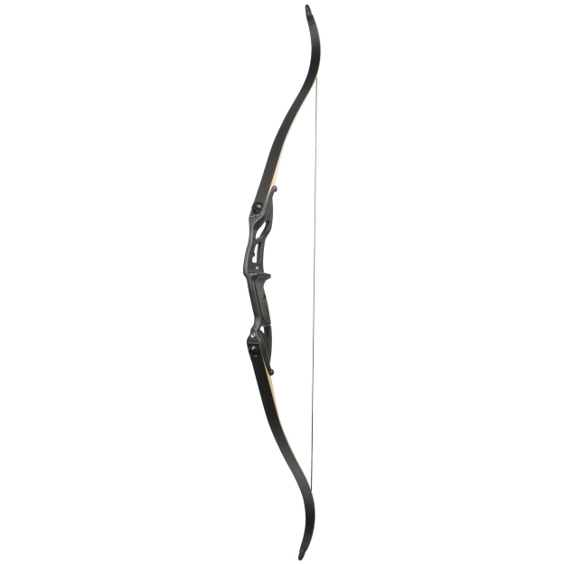 High-performance recurve bow with 30-50lbs draw weights and 230 FPS speed.