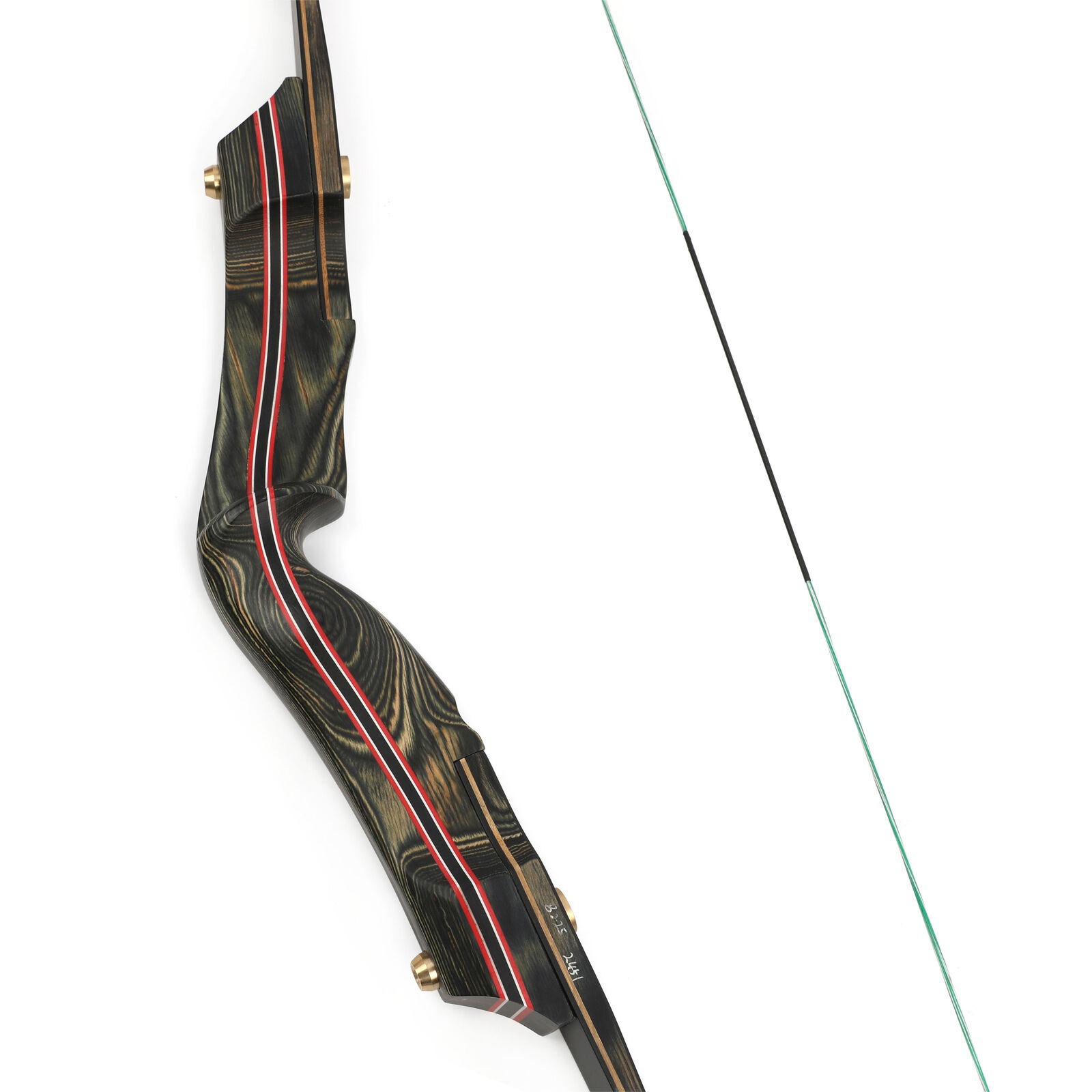 62" Takedown Recurve Bow 30-60lbs Wooden Riser American Hunting