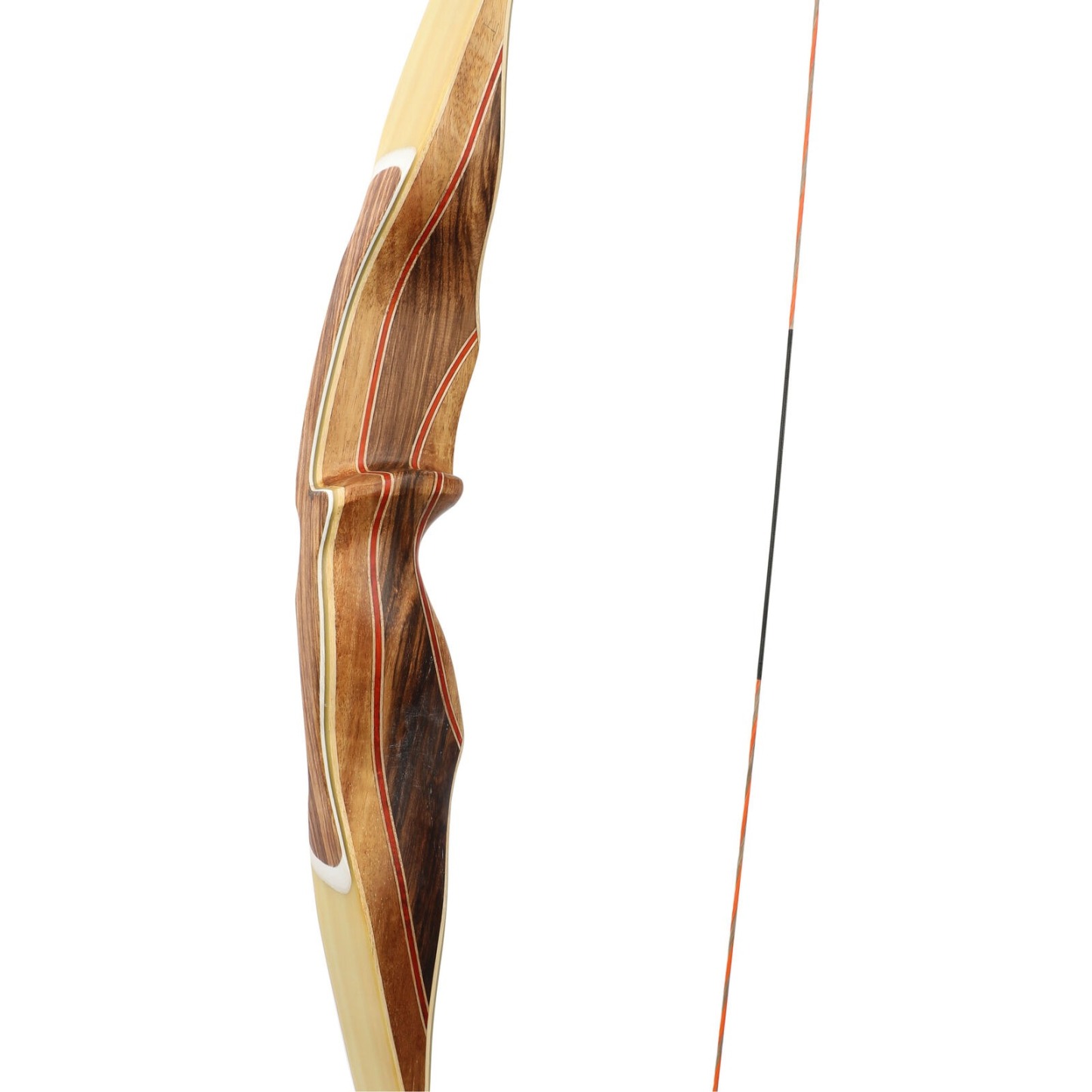 62'' One-Piece Traditional Recurve Bow Longbow Wooden 30-60lbs 