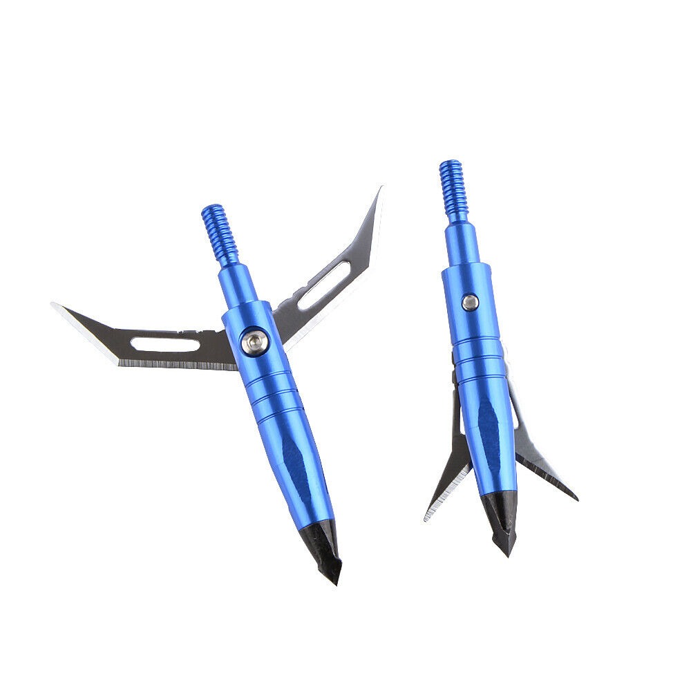 Broadheads 2-Blade 100gr Compound Bow Hunting Arrowheads Tips