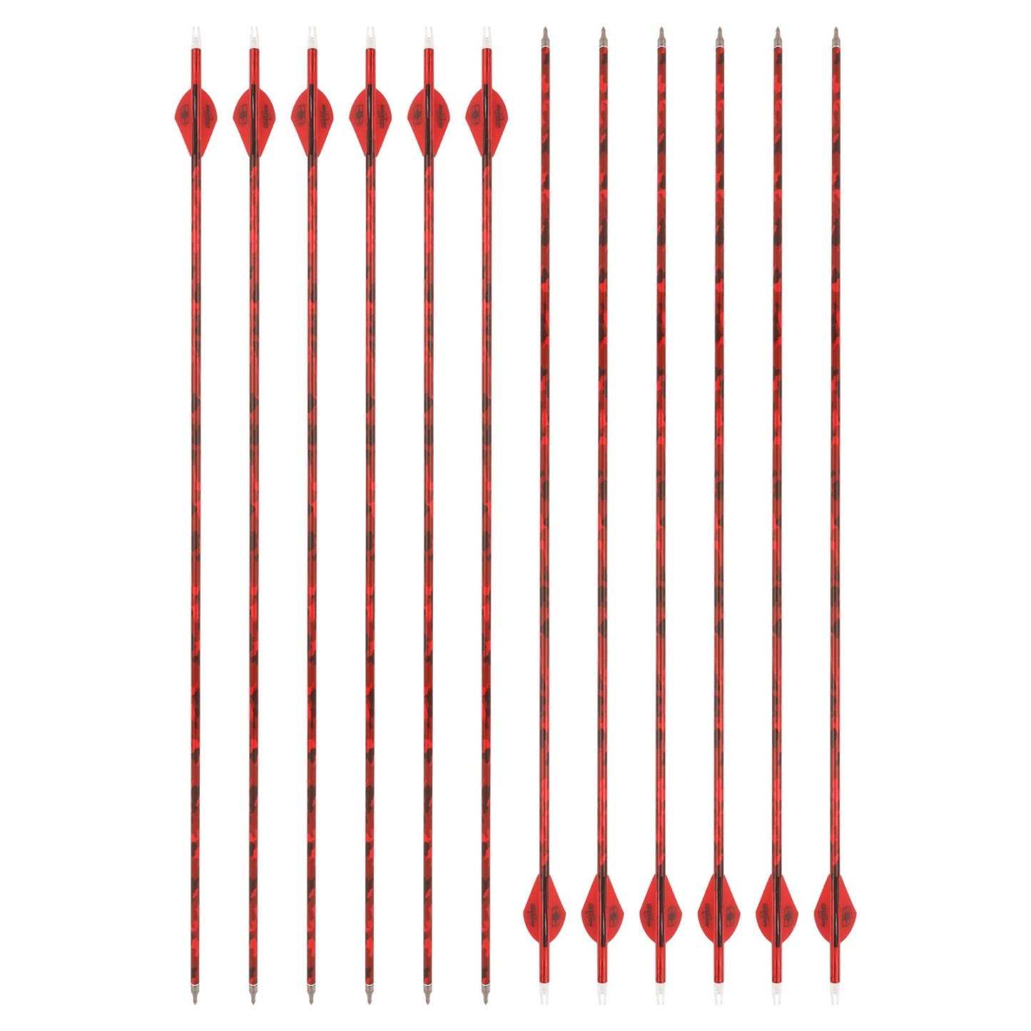 Carbon Arrow 30" Spine 500 Screw Tips Compound Recurve Bow Hunting