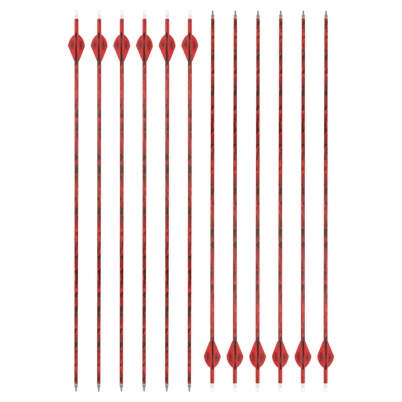 Carbon Arrow 30" Spine 500 Screw Tips Compound Recurve Bow Hunting