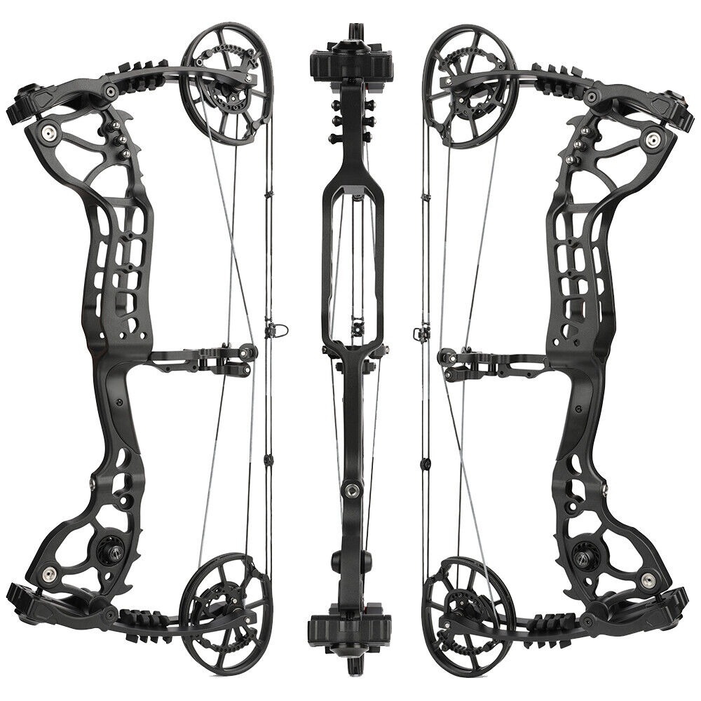 Dual-Use Compound Bow Hunting Bowfishing Steel Ball Arrow RH LH