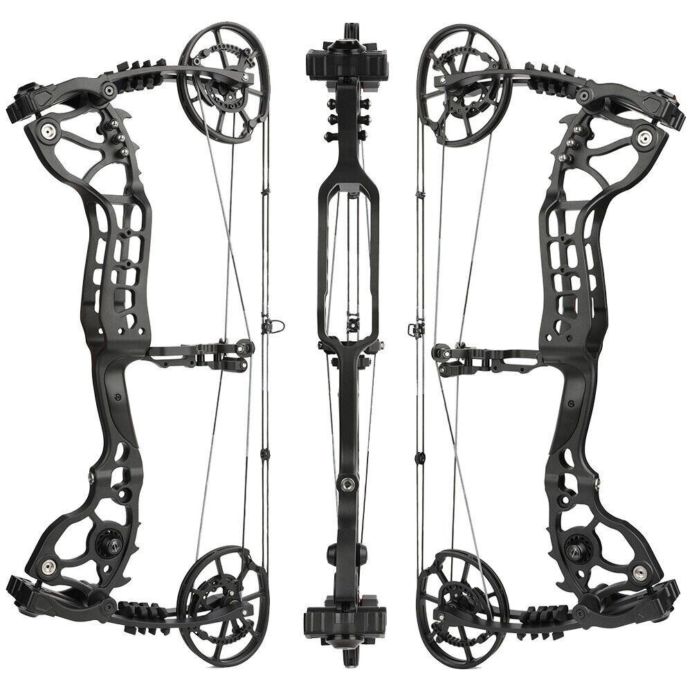 Dual-Use Compound Bow Hunting Bowfishing Steel Ball Arrow RH LH