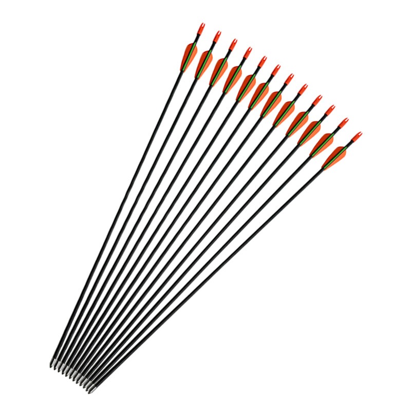 28" Children Fiberglass Arrows Kids Youth Target Archery Practice