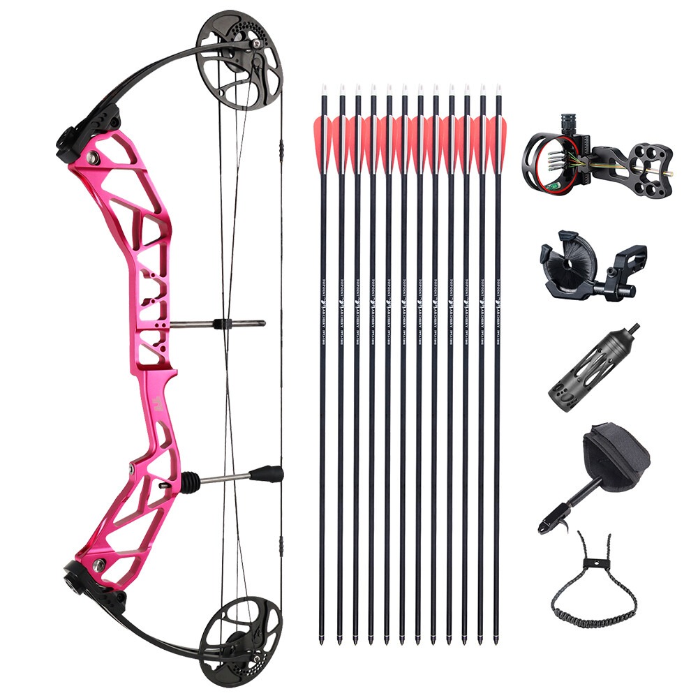 TOPOINT T1 MAX Compound Bow Set Hunting&Target CNC LH RH
