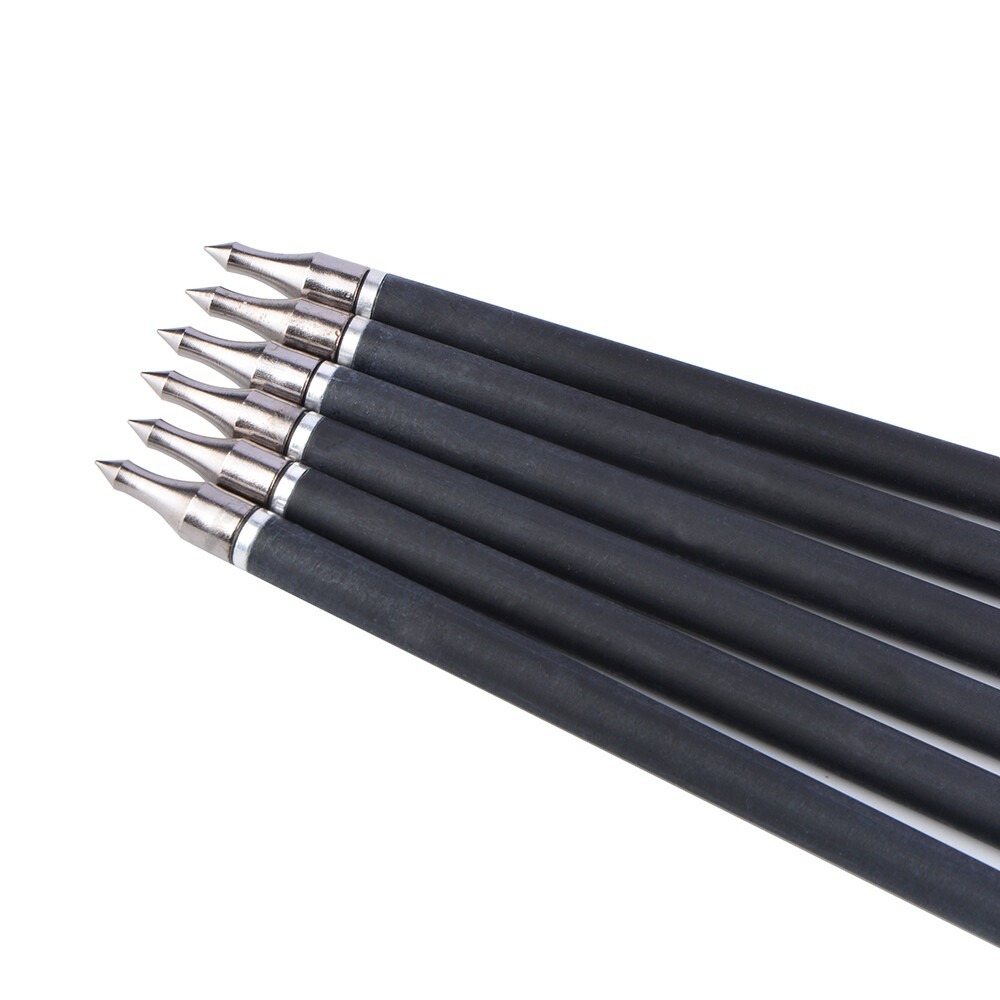 500 Spine Carbon Arrows Hunting & Target Practice (12-Pack)