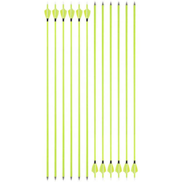 Carbon Arrows High-Visibility Target and Hunting SP1500 Feathers